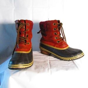 Sorel Women's Slimpack II Lace waterproof winter duck boots